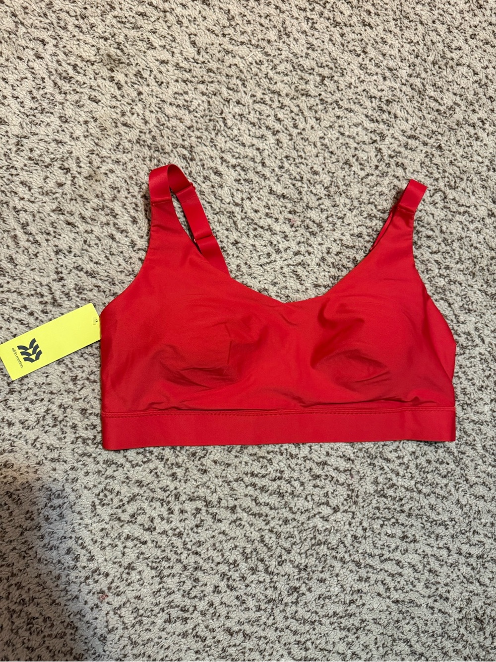 All in Motion Red Wireless Comfort Bralette - Women Intimates